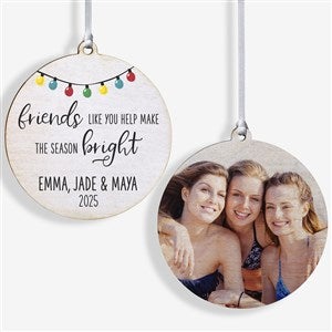 Friends Like You Personalized Ornament - 2 Sided Wood - 28463-2W