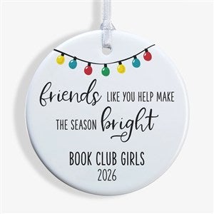 Friends Like You Personalized Ornament - 1 Sided Glossy - 28463-1S