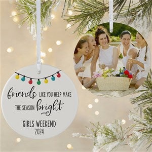 Friends Like You Personalized Ornament - 2 Sided Matte - 28463-2L