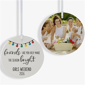 Friends Like You Personalized Ornament - 2 Sided Matte - 28463-2L