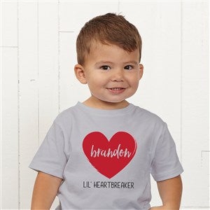 Scripty Heart Personalized Valentine's Day Toddler T-Shirt - 28472-TT