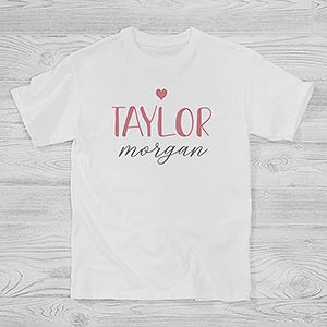 Loving Name Personalized Hanes® Kids T-Shirt - 28482-YCT