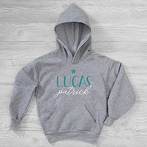 Loving Name Personalized Hanes® Kids Hooded Sweatshirt - 28483-YHS