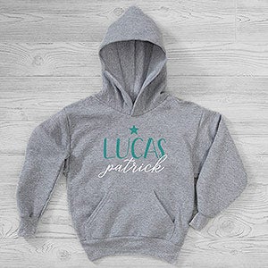 Loving Name Personalized Hanes Kids Hooded Sweatshirt - 28483-YHS