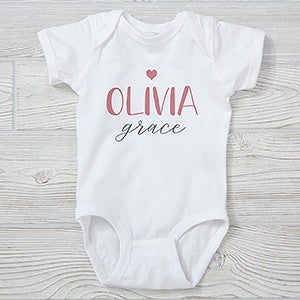 Loving Name Personalized Baby Bodysuit - 28484-CBB
