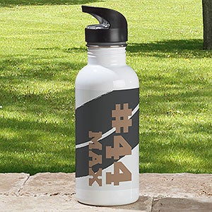 Hockey Personalized 20 oz. Water Bottle for Kids - 28535