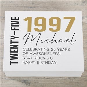 Timeless Birthday Personalized Gift Box - 12x15 - 28545-S