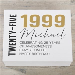 Timeless Birthday Personalized Gift Box - 12x15 - 28545-S