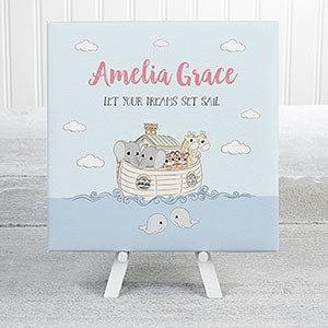 Precious Moments® Noahs Ark Personalized Baby Canvas Prints - 5.5x 5.5 - 28564-5x5