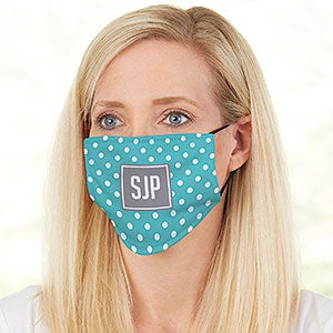 Pattern Play Monogram Personalized Adult Deluxe Face Mask with Filter - 28592-M