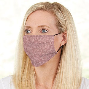 Ladies Custom Pattern Personalized Adult Deluxe Face Mask with Filter - 28595
