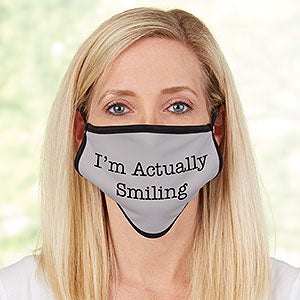 Ladies Expressions Personalized Adult Face Mask - 28600