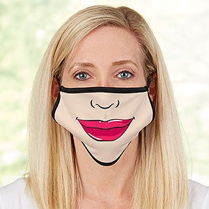 Choose Your Expression Personalized Adult Face Mask For Her - 28610