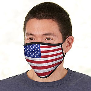 American Flag Personalized Adult Face Mask - 28653