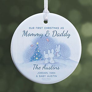 Precious Moments Mommy & Daddys First Christmas Ornament - Glossy - 28677-1S