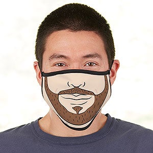 Choose Your Facial Hair Personalized Adult Face Mask - 28693