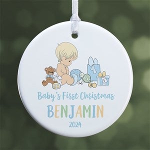 Precious Moments® Our Favorite Gift Baby Boy Ornament - 1 Sided Glossy - 28698-1S