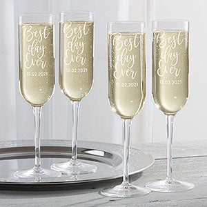 Personalized Champagne Flutes Personalization Mall