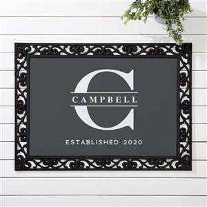 Lavish Last Name Personalized Doormat - 18x27 - 28712