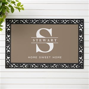 Lavish Last Name Personalized Doormat - 20x35 - 28712-M