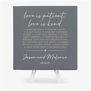 Love Is Patient Personalized Canvas Print -8x 8 - 28742-8x8