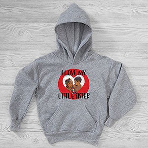 Photo Personalized Hanes Kids Hooded Sweatshirt - 28746-YHS