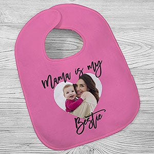 Photo Message Personalized Baby Bib - 28749-B