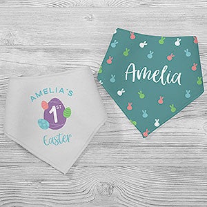 First Easter Personalized Bandana Bibs- Set of 2 - 28774-BB