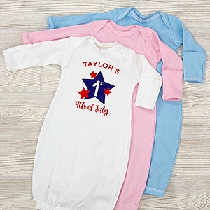 First 4th of July Personalized Baby Gown - 28778-G