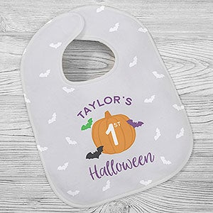 First Halloween Personalized Baby Bib - 28787-B