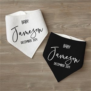 Baby Coming Pregnancy Announcement Personalized Bandana Bibs - 28792-BB