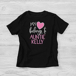 My Heart Belongs Personalized Toddler T-Shirt - 28811-TT