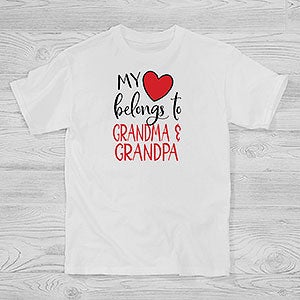 My Heart Belongs Personalized Hanes® Kids T-Shirt - 28811-YCT