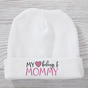 My Heart Belongs Personalized Baby Hat - 28816