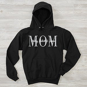 Mom Personalized Hanes® Adult Hooded Sweatshirt - 28861-BHS