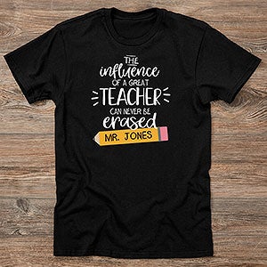 The Influence Of A Great Teacher Personalized Hanes® Adult T-Shirt - 28881-AT
