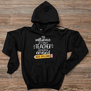 Influence Of A Great Teacher Personalized Hanes Hooded Sweatshirt - 28882-BS