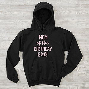 Family Birthday Personalized Hanes Adult Hooded Sweatshirt - 28918-BS