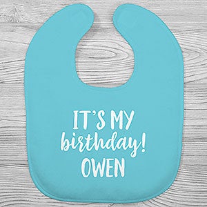 Family Birthday Personalized Baby Bib - 28923-B