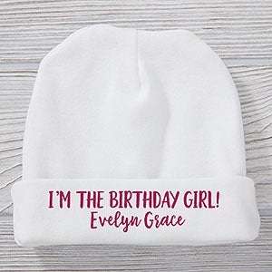 Family Birthday Personalized Baby Hat - 28925