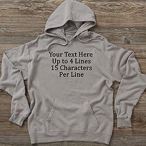 Write Your Own Personalized Hanes Mens ComfortWash Hoodie - 28945-CWHS