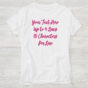 Write Your Own Personalized Hanes Ladies Fitted Tee - 28946-FT