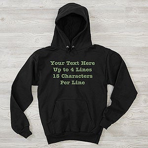 Write Your Own Personalized Hanes Ladies Hooded Sweatshirt - 28947-BHS