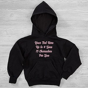 Write Your Own Personalized Hanes Kids Hooded Sweatshirt - 28950-YHS