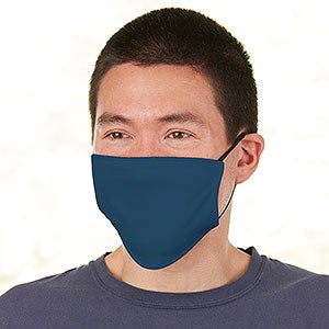Mens Solid Monogram Personalized Adult Deluxe Face Mask with Filter - 29021