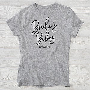 Classic Elegance Bridal Party Personalized Hanes Ladies Fitted Tee - 29040-FT