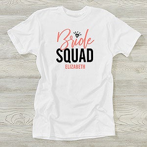 Bride Squad Personalized Hanes® Ladies T-Shirt - 29041-T