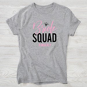 Bride Squad Personalized Hanes® Ladies Fitted Tee - 29041-FT