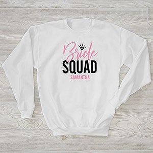 Bride Squad Personalized Hanes® Adult Crewneck Sweatshirt - 29043-WS