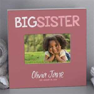 Big Sister Personalized 4x6 Box Frame - Horizontal - 29050-BH
